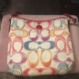 A coach cross body bag